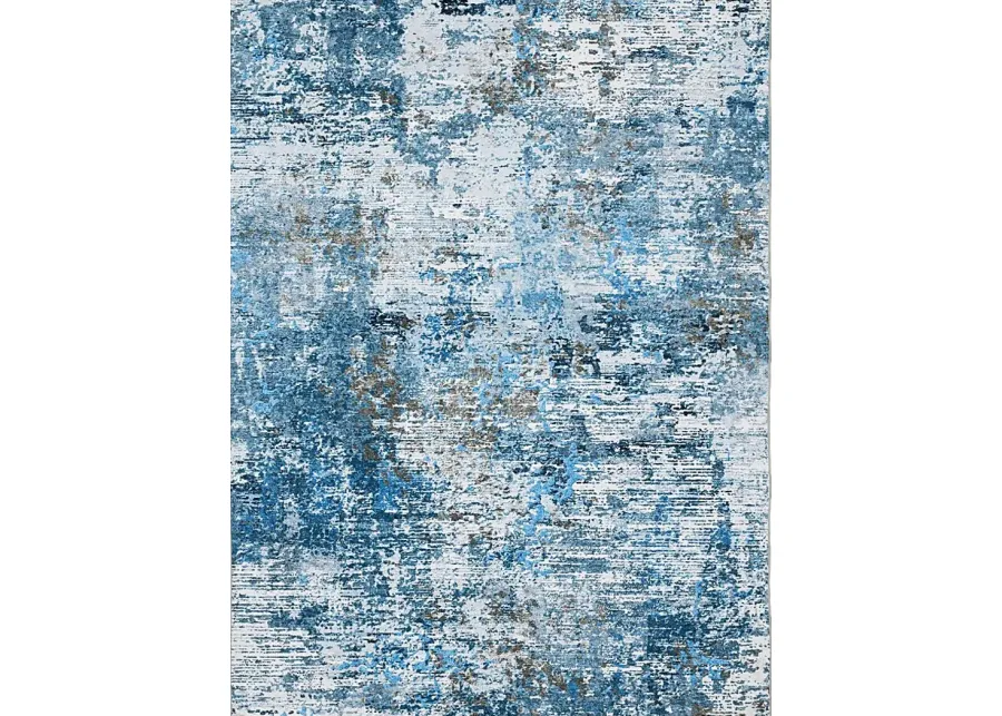 Ellayina Blue 7'6 x 10' Rug-Blue