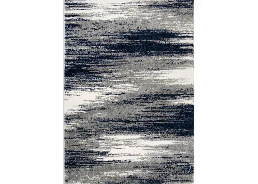 Cottontail Navy Area Rug - 6 7  X 9 6 