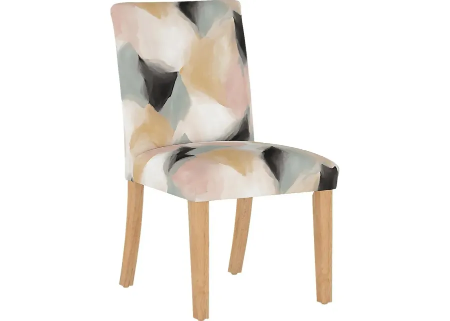 Creamy Hues Pink Side Chair-Pink