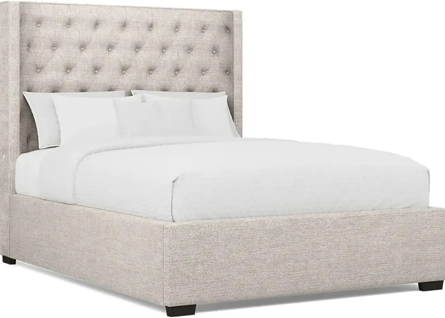 Harlow Hill Taupe 3 Pc King Upholstered Bed-82.25