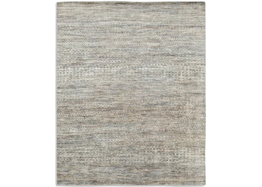 Kolkata Grey Area Rug Round - 8 0  x 8 0 