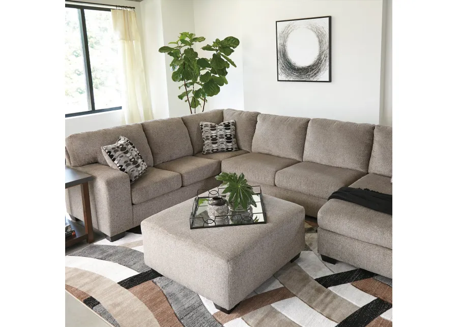 Slumberland Ballinasloe Right Chaise Sectional with Coffee Table and 2 End Tables