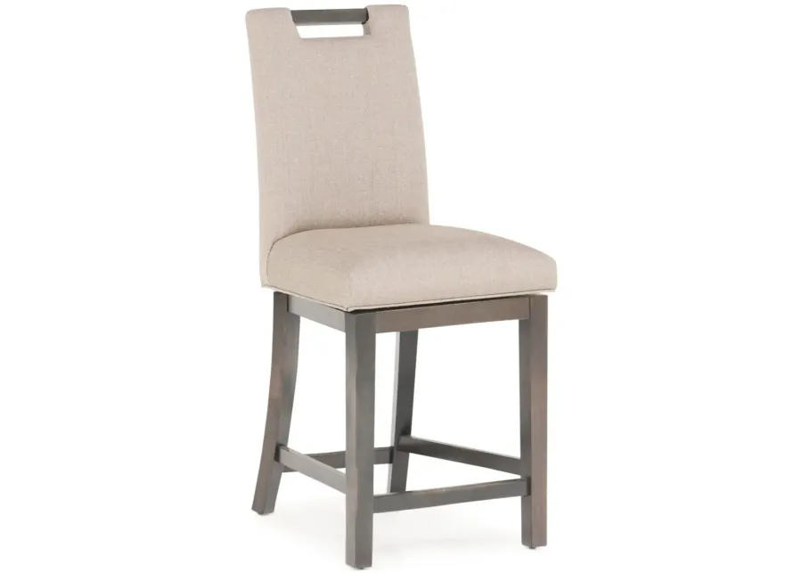 Dara Handle Top Swivel Counter Stool