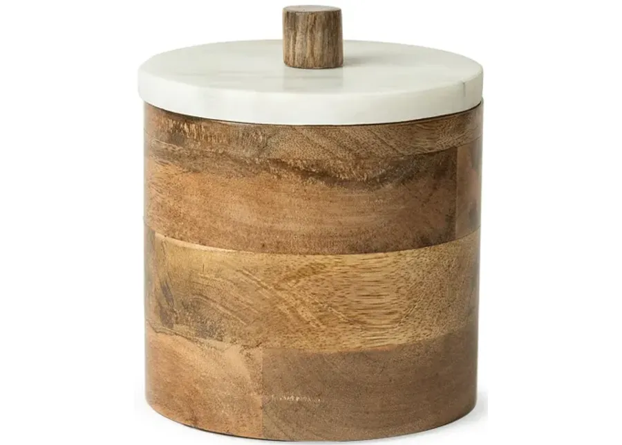 Mercana Furniture & Decor Sandook Brown Storage Jar-5.91