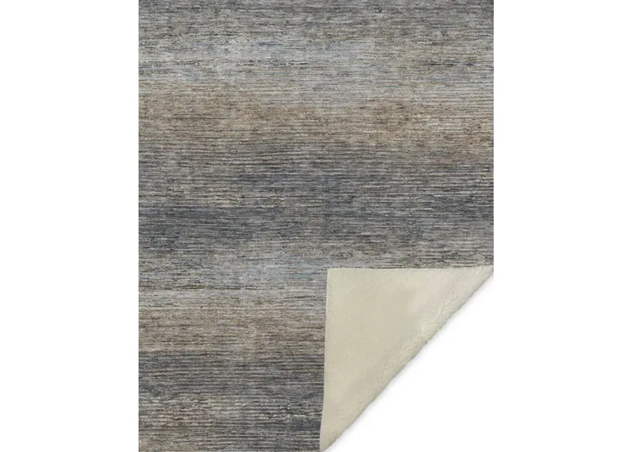 Trevi Washable Throw - Pewter