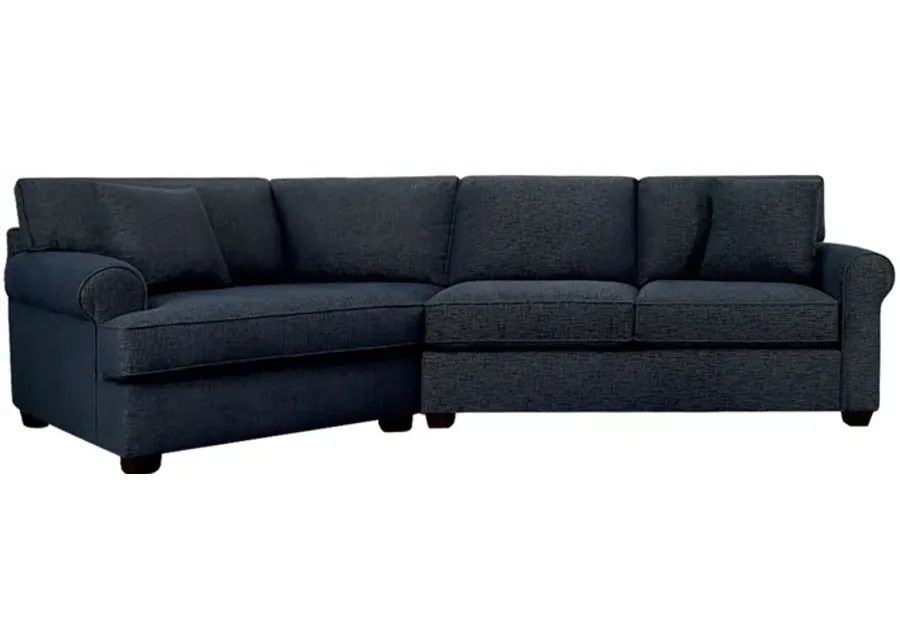 Style Line Connections Roll Left Cuddler Sofa-50