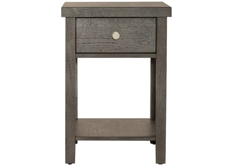 Liberty Furniture Modern Farmhouse Drawer End Table-18