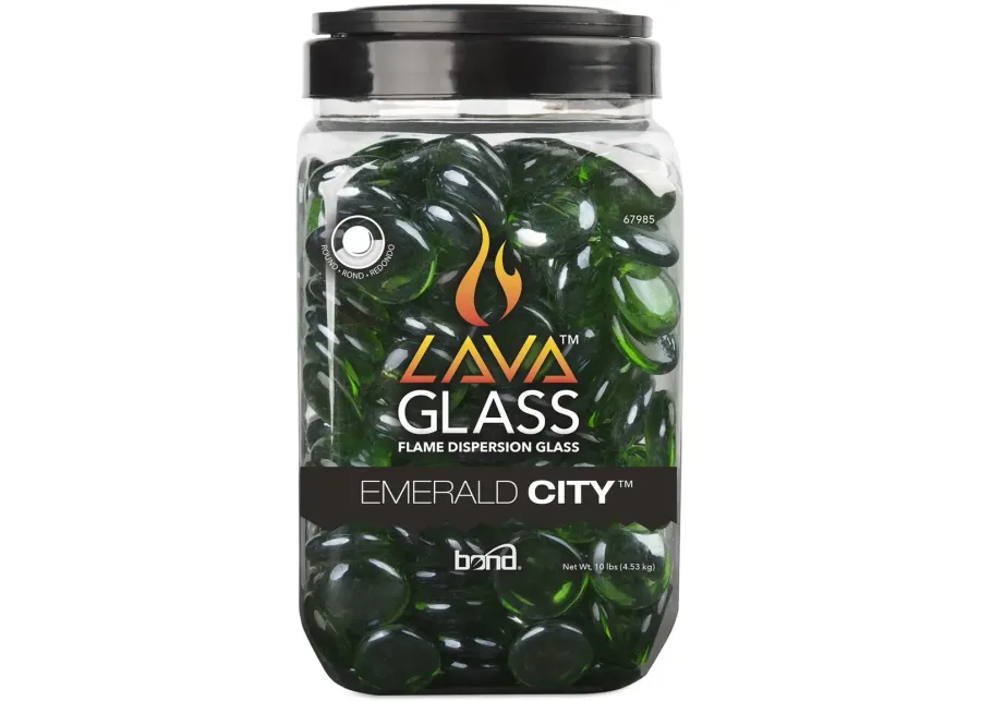 Lava Glass -  Emerald Ctiy