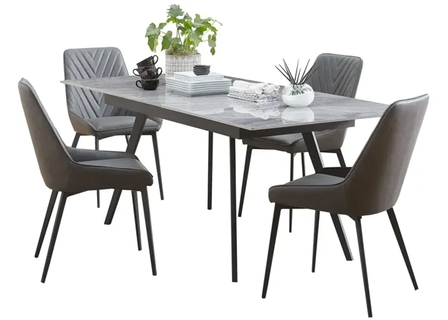 Modus Furniture International Lucia 5 Piece Dining Set-63