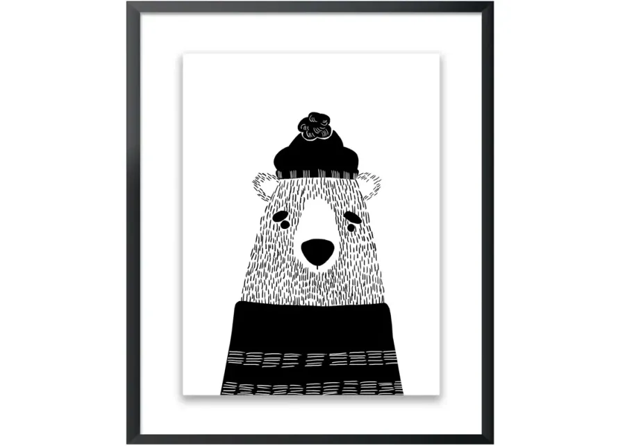Northwood Collection Kids Black Bear Wall Art-16