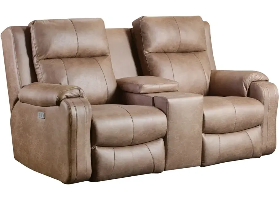 Southern Motion Contour Power+ Reclining Console Loveseat-74