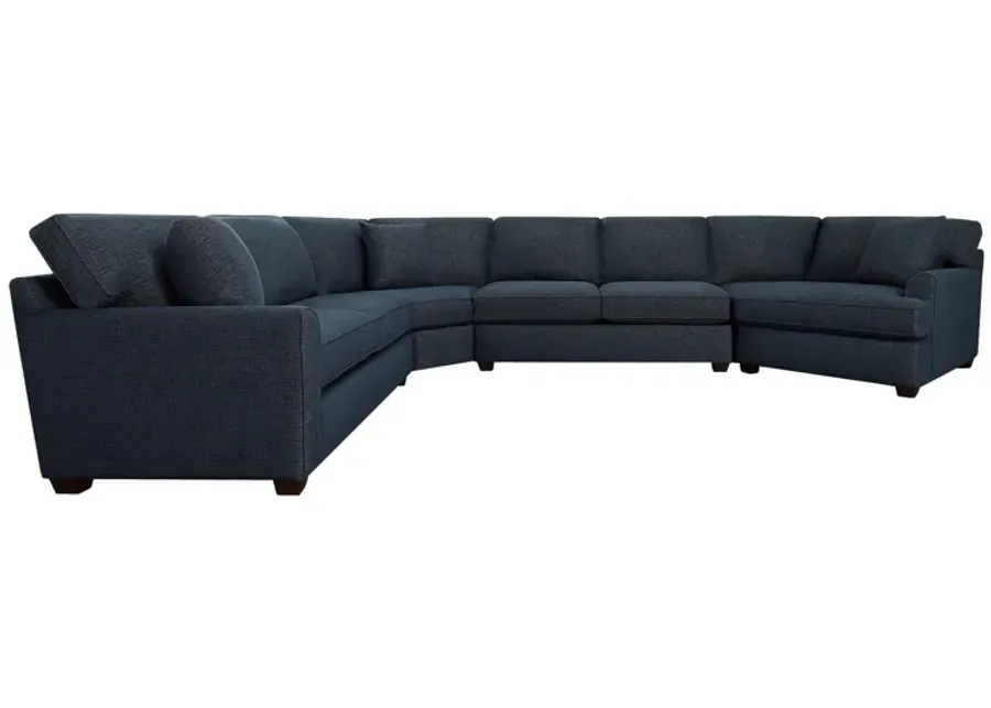 Style Line Connections Flare 4 Piece Right Cuddler Wedge Sectional-121