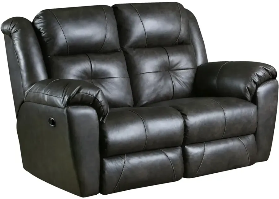 Southern Motion Vista Leather Reclining Loveseat-68