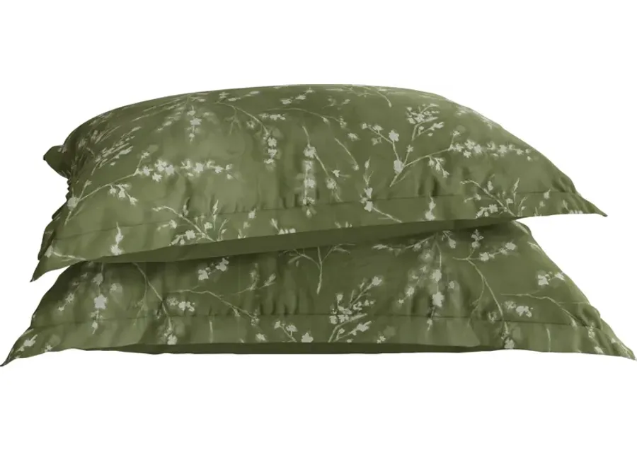 PureCare Flower Press Tencel Pillow Shams-20