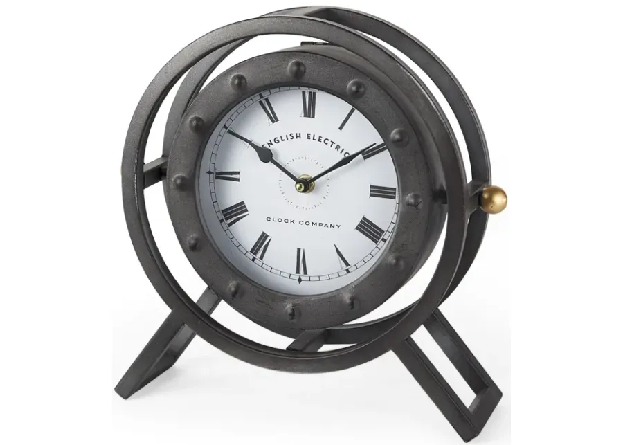 Mercana Furniture & Decor Gaston Table Clock-3.15