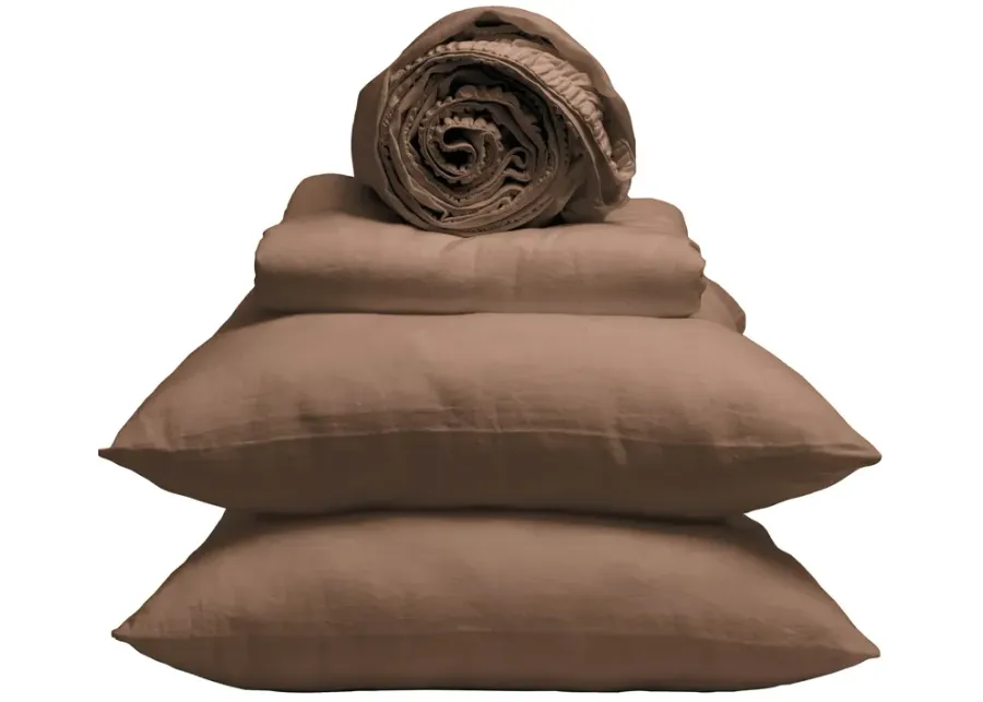PureCare Dr Weil Blended Linen Sheet Set-7.5