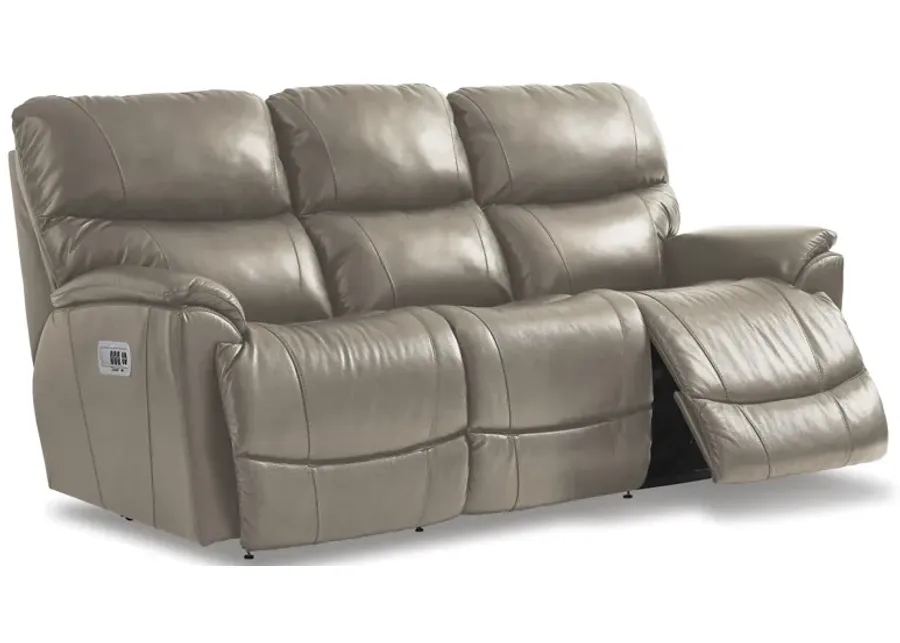 La-Z-Boy Trouper Leather Tri Power Reclining Sofa and Loveseat