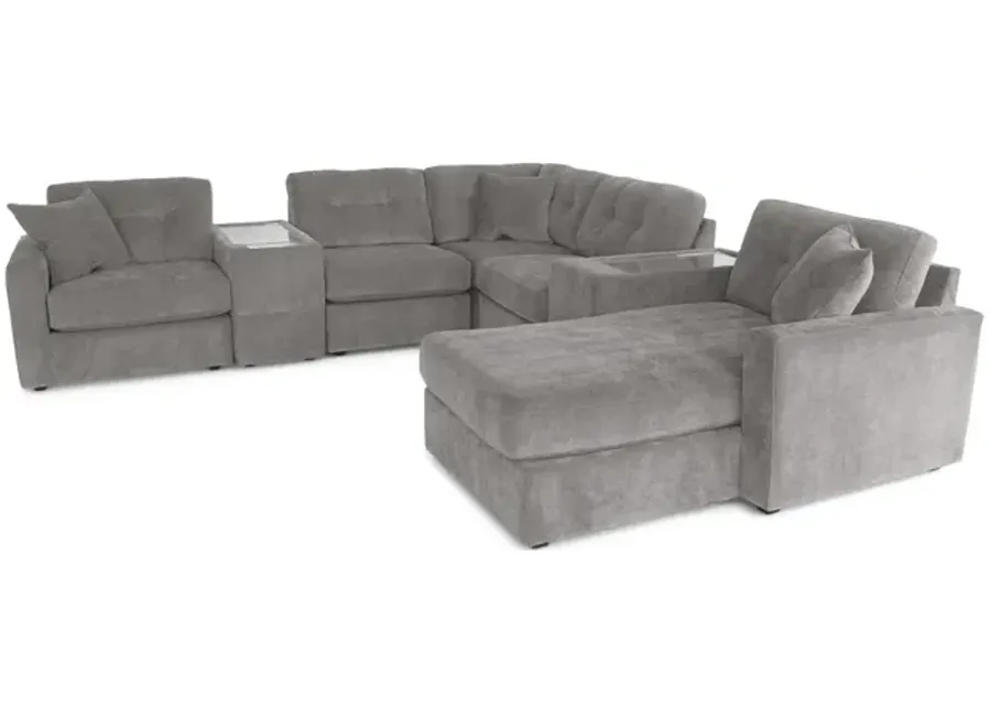 ModularOne 7 Piece Sectional - Granite
