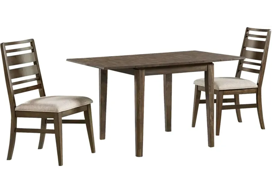 Intercon Kauai 3 Piece Drop Leaf Dining Set-36