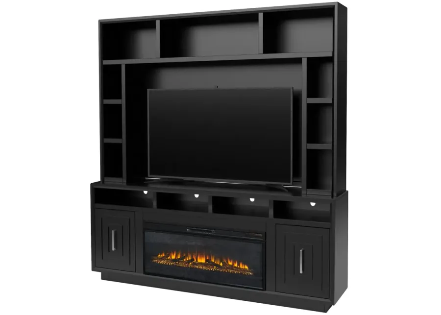 Legends Furniture Sunset 83 Inch Fireplace and Hutch-83.38