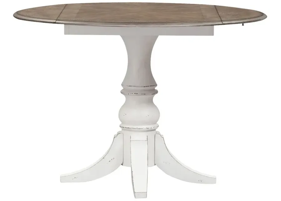 Liberty Furniture Magnolia Manor 3 Piece Spindle Drop Leaf Dining Set-44