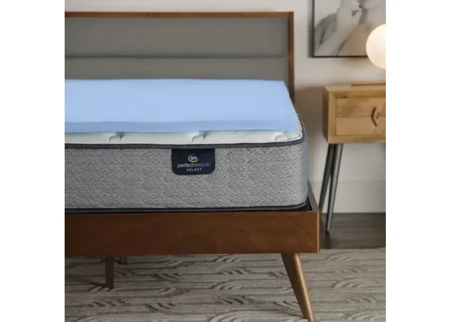 Serta Comfort Cool Memory Foam Mattress Topper, 1.5 Inch, Full-53