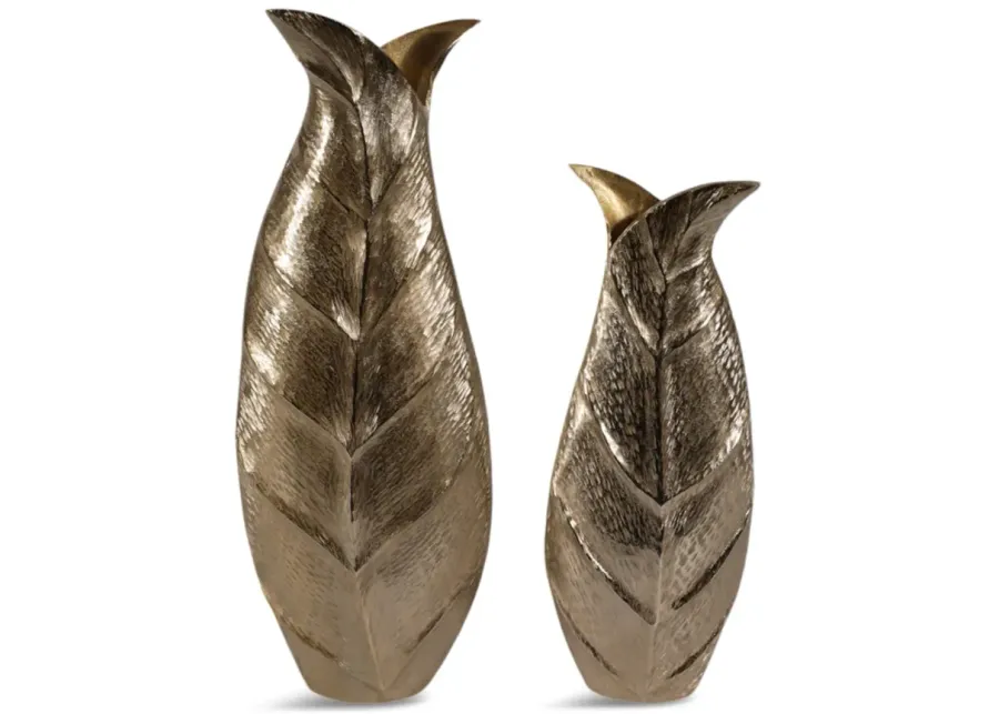 Fauna Leaf Vases