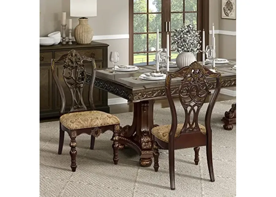 Lexicon Niel Dining Side Chair (Set of 2), Cherry-Cherry