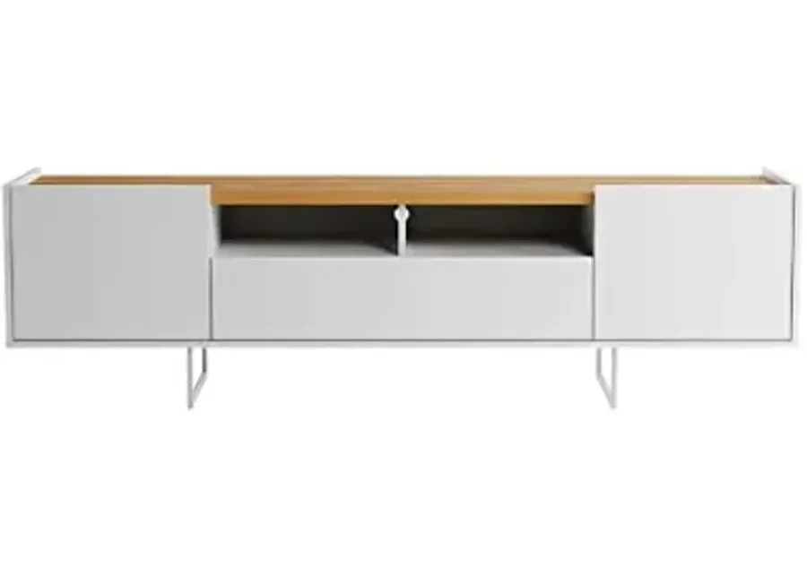 Manhattan Comfort Winston TV Stand, 70.86 Inches, White and Cinnamon-15.62 1 56672-manhattan-comfort-winston-tv-stand-70-86-inches-white-and-cinnamon-15-62-1.webp