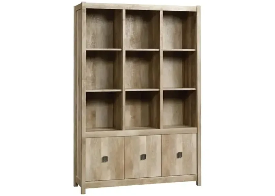 Sauder Cannery Bridge Bookcase Wall, Storage Shelves with Drawers, é¥å¶­: 48.31" x W: 15.59" x H: 71.97\-Lintel Oak