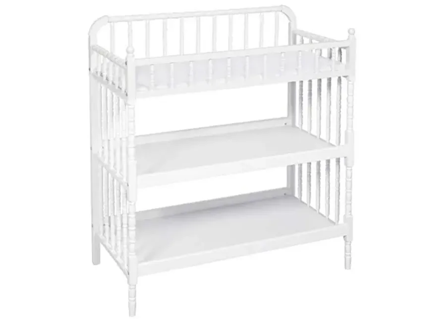 DaVinci Jenny Lind Changing Table with Pad in White-White