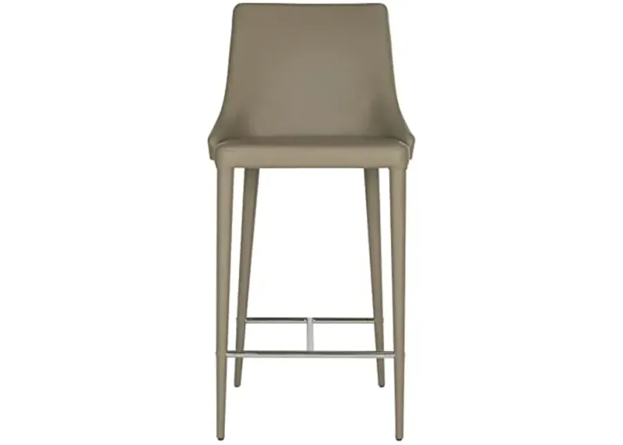 Safavieh Home Collection Summerset Mid-Century Modern White Counter Stool-22.9