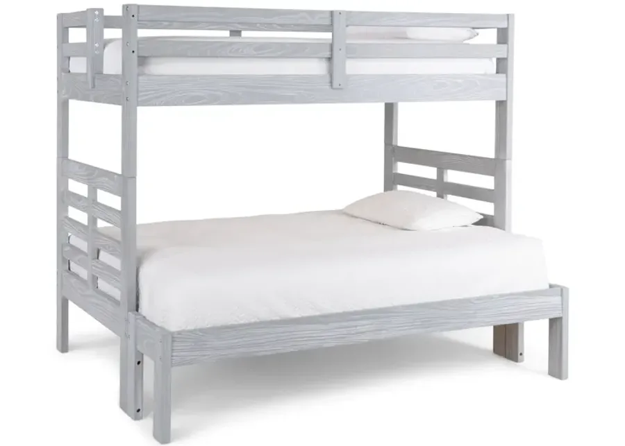 Skyler Twin Full Bunk Bed - Grey