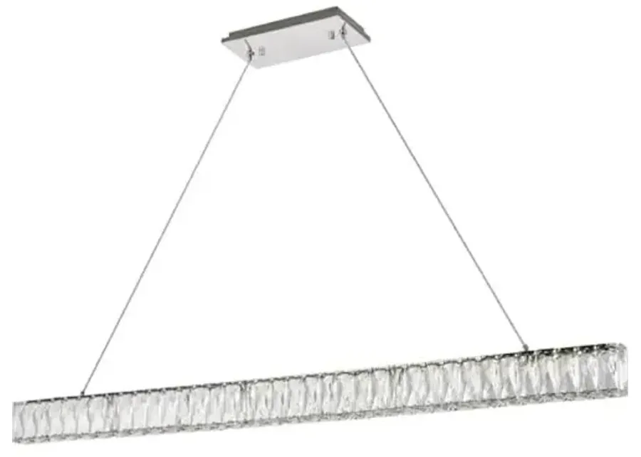 Elegant Decor Indoor Modern Monroe Integrated LED chip Light Chrome Chandelier Clear Royal Cut Crystal - 47.6x1.6x3-Chrome 1 57510-elegant-decor-indoor-modern-monroe-integrated-led-chip-light-chrome-chandelier-clear-royal-cut-crystal-47-6×1-6×3-chrome-1.webp