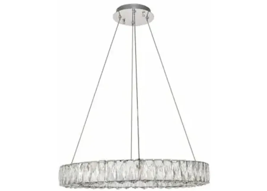 Elegant Decor Indoor Modern Monroe Integrated LED chip Light Chrome Chandelier Clear Royal Cut Crystal - 23.6x23.6x3-Clear 1 57591-elegant-decor-indoor-modern-monroe-integrated-led-chip-light-chrome-chandelier-clear-royal-cut-crystal-23-6×23-6×3-clear-1.webp