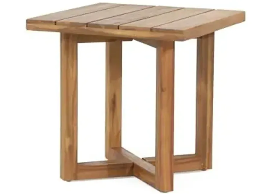 Christopher Knight Home 317111 Hamel End Table, Teak-Teak