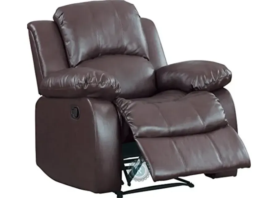 Homelegance Cranley Reclining Chair-Brown