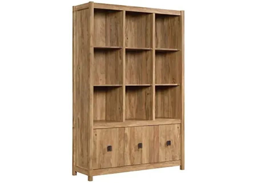 Sauder Cannery Bridge Bookcase Wall, Storage Shelves with Drawers, L: 48.31" x W: 15.59" x H: 71.97-Sindoori Mango 1 57733-sauder-cannery-bridge-bookcase-wall-storage-shelves-with-drawers-l-48-31-x-w-15-59-x-h-71-97-sindoori-mango-1.webp