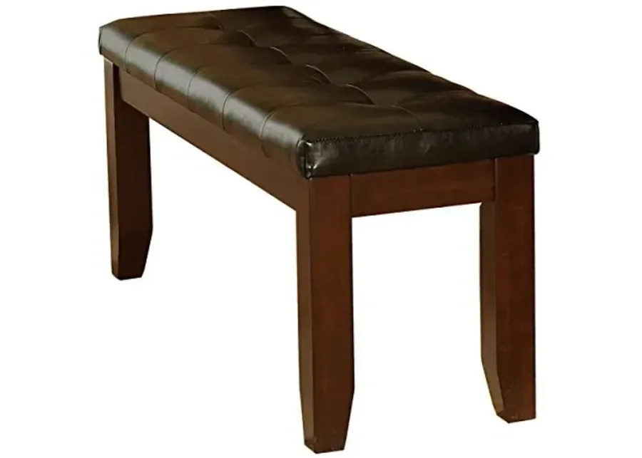 Homelegance Ameillia Wooden Kitchen Bench Size: 60"-Brown