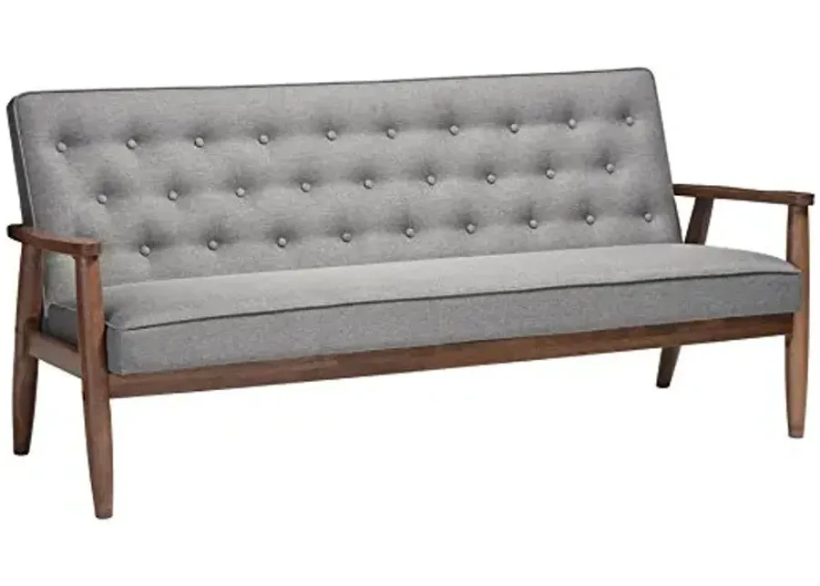 Baxton Studio Sorrento Mid-Century Retro Modern Fabric Upholstered Wooden 3-Seater Sofa, Grey 70.59 x 29.45 x 32.96-Grey 1 57792-baxton-studio-sorrento-mid-century-retro-modern-fabric-upholstered-wooden-3-seater-sofa-grey-70-59-x-29-45-x-32-96-grey-1.webp