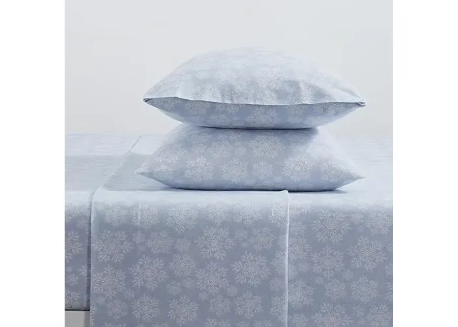 Tahari Home - Queen Sheets, 4-Piece Cotton Flannel Bedding with Matching Pillowcases, Brushed for Extra Softness, Cozy Home Decor (Snowflake Blue, Queen)-Snowflake Blue 1 57920-tahari-home-queen-sheets-4-piece-cotton-flannel-bedding-with-matching-pillowcases-brushed-for-extra-softness-cozy-home-decor-snowflake-blue-queen-snowflake-blue-1.webp