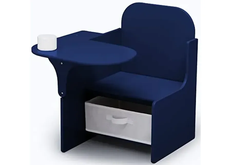 Delta Children MySize Chair Desk with Storage Bin - Greenguard Gold Certified, Navy-Navy