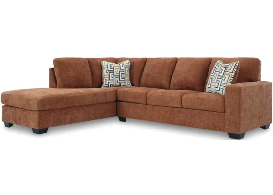 Austin Sectional with Left Chaise - Spice