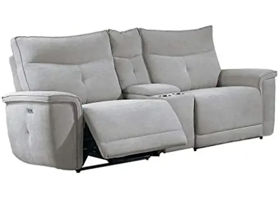 Homelegance 93" Power Double Reclining Loveseat, Gray-Grey 1 58432-homelegance-93-power-double-reclining-loveseat-gray-grey-1.webp