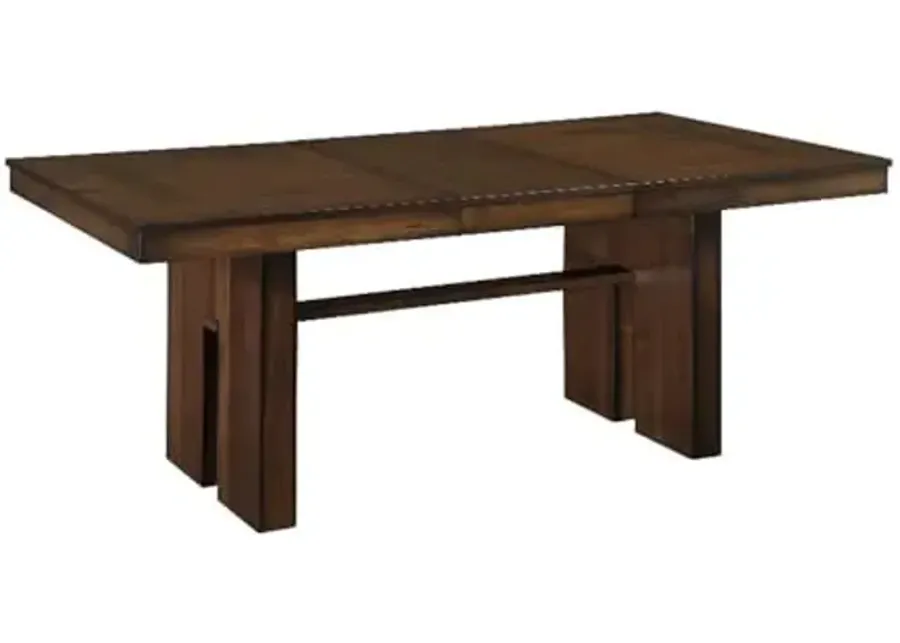 Lexicon Contemporary Wood and MDF Board Dining Room Table in Walnut-39.9606298805