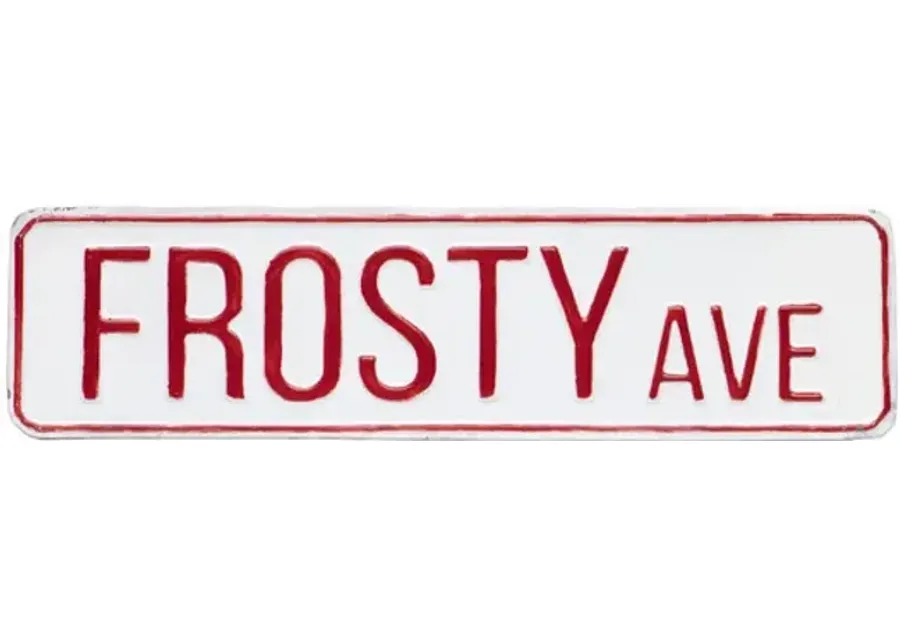 Frosty Ave Sign