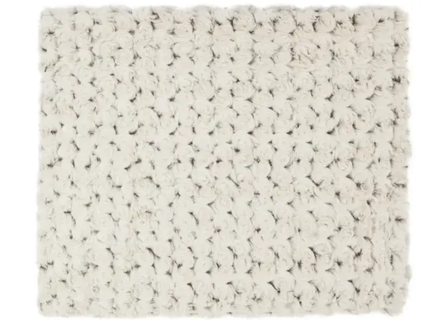 Rose Petal Beige Throw