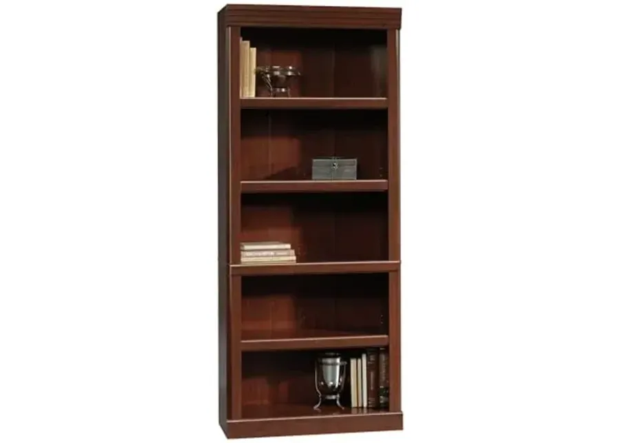 Sauder Heritage Hill Library/Book Shelf, L:29.80" x W:13.09" x H:71.26\-Classic Cherry