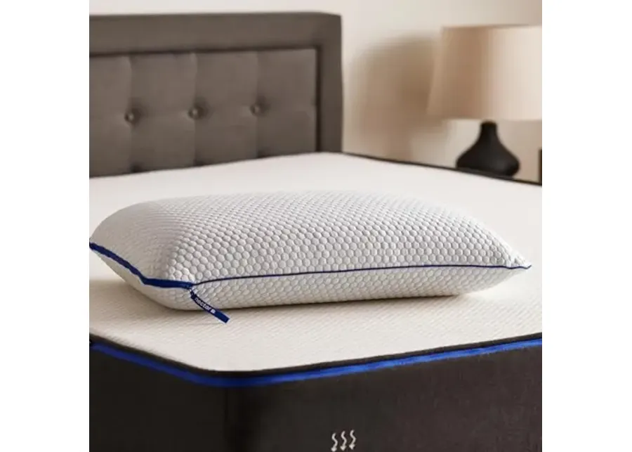Nectar Tri-Comfort Cooling Pillow - Adjustable Support & Firmness - Cooling Cover - Pressure Relief - Helps Reduce Neck Pain - Premium Memory Foam & Microfiber Down Alternative-White