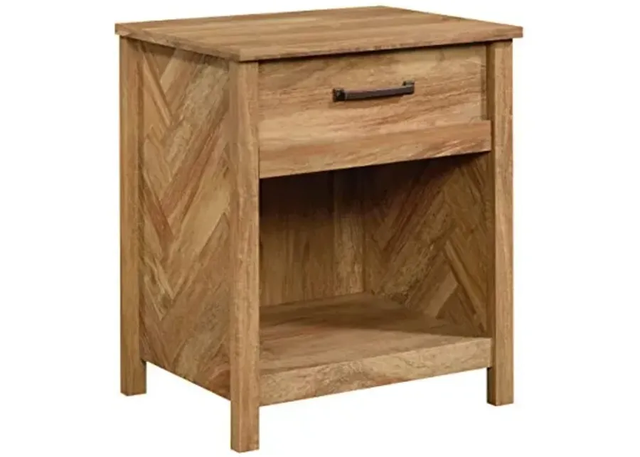 Sauder Cannery Bridge Night Stand with Spacious Drawer, Nightstand for Bedroom, Sindoori Mango Finish-Sindoori Mango